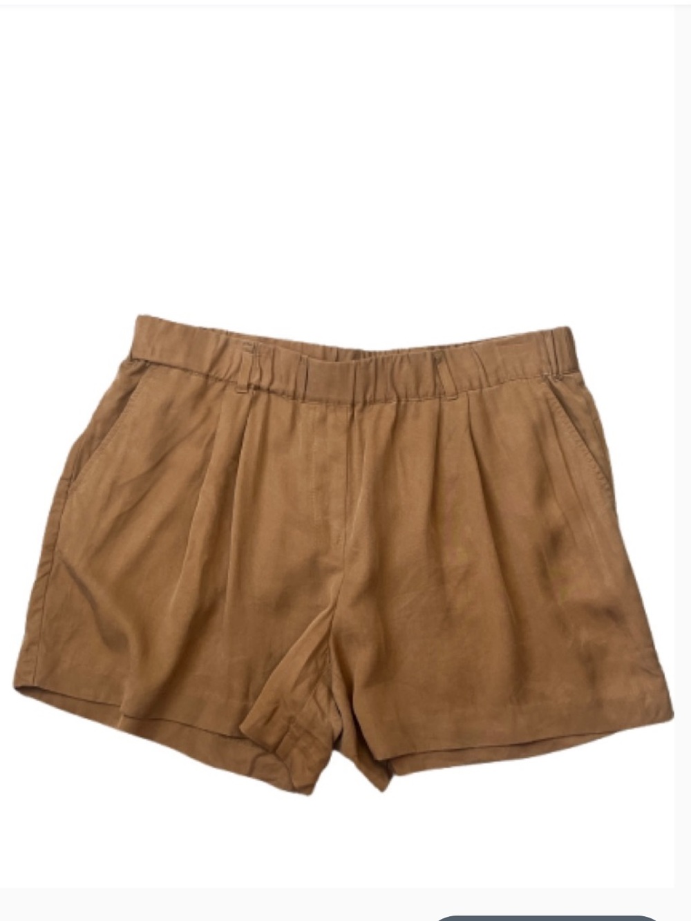 Ann Taylor Loft relaxed fit festival ready cozy shorts medium brown